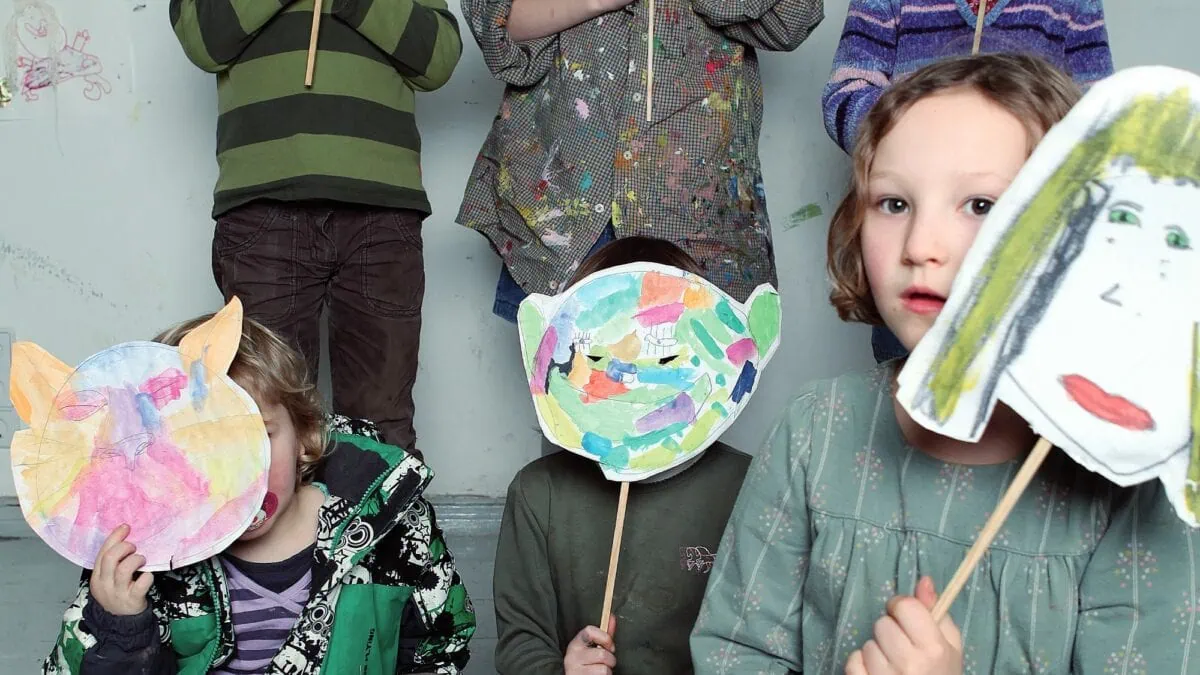 Diy-Idee Für Kinder Zum Verkleiden, Fasching, Karneval – Aus Papptellern Kindermasken Basteln // Himbeer