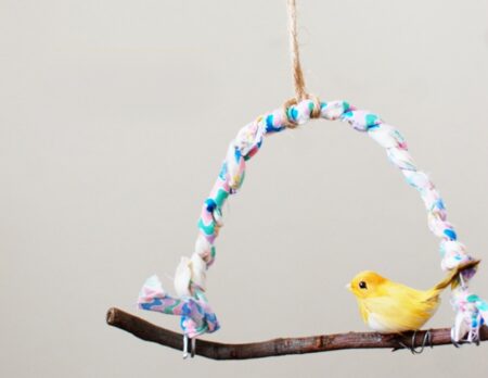 Diy-Projekt Mit Kindern: Vogelstange Als Kinderzimmerdeko Zum Selbermachen // Himbeer