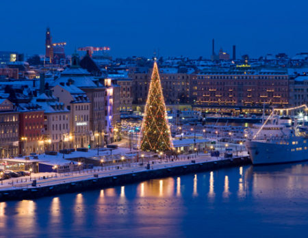 Stockholm View Christmas Tree Photo Henrik Trygg
