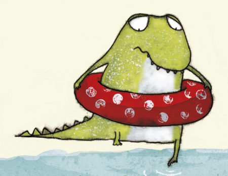 Kinderbuch Wasserscheues Krokodil