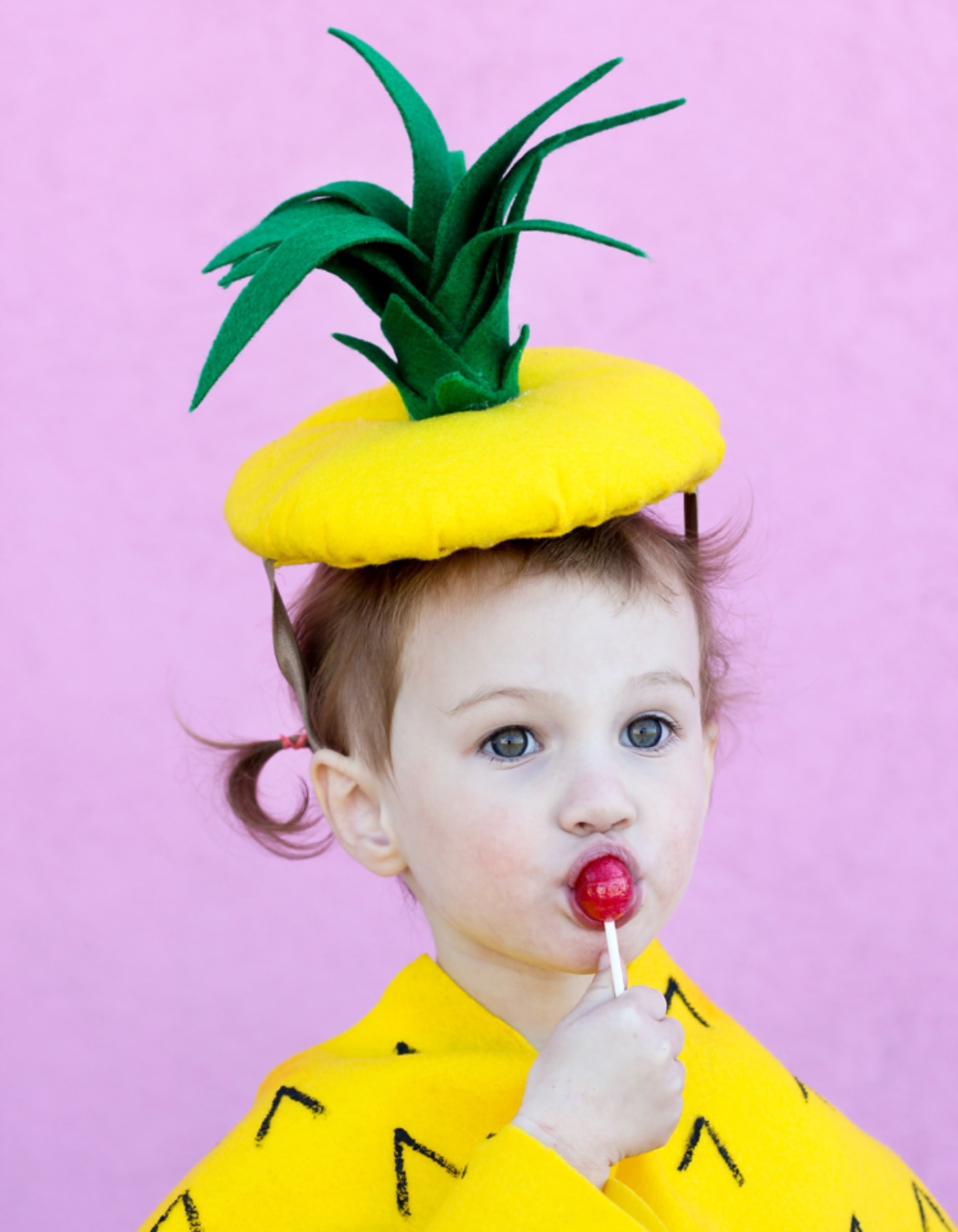 Diy-Verkleidung: Ananas-Kostüm Für Kinder Basteln, Ohne Nähen // Himbeer