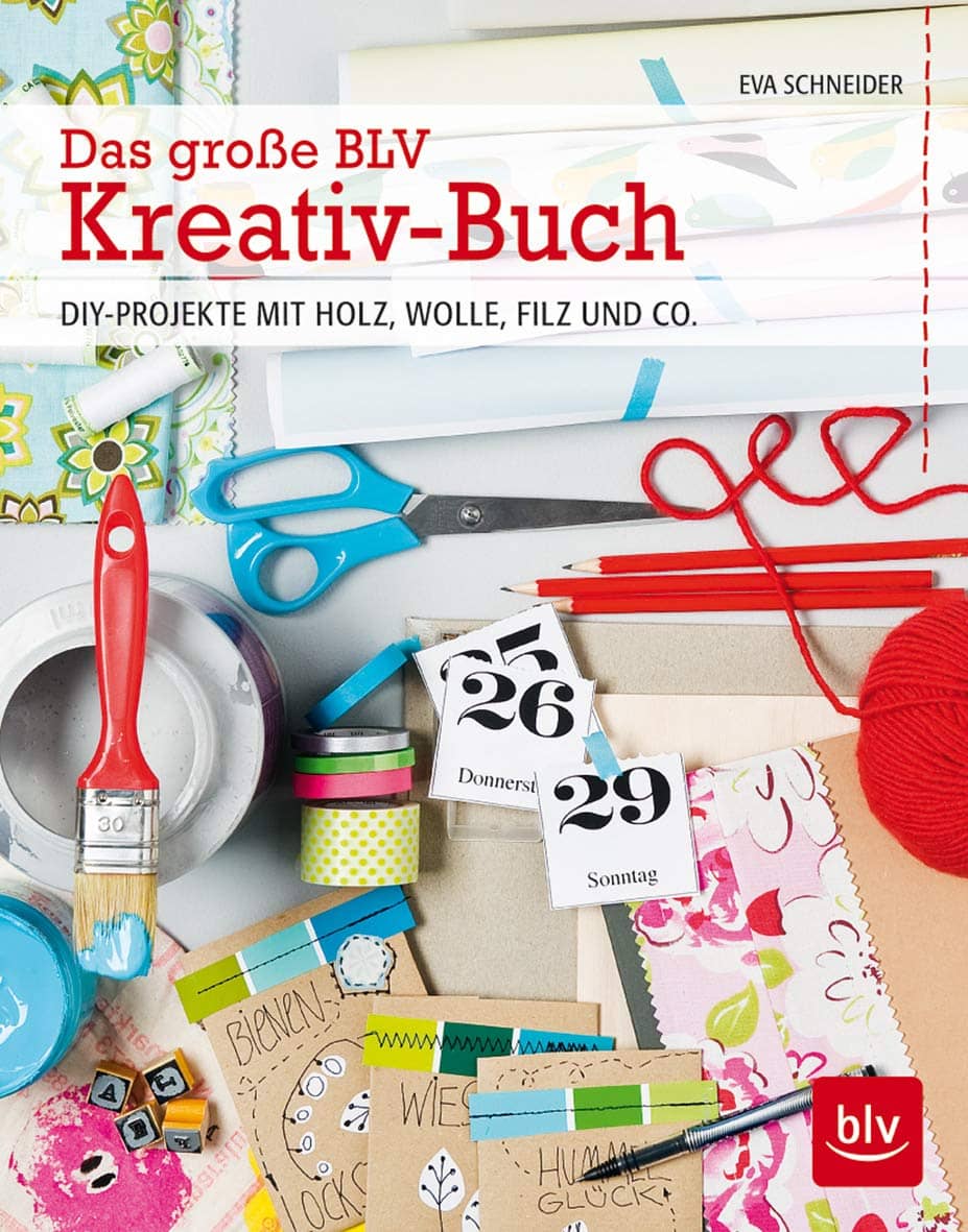 Das große BLV Kreativ-Buch – Basten mit Kindern: Stempel aus Kürbisresten herstellen // HIMBEER