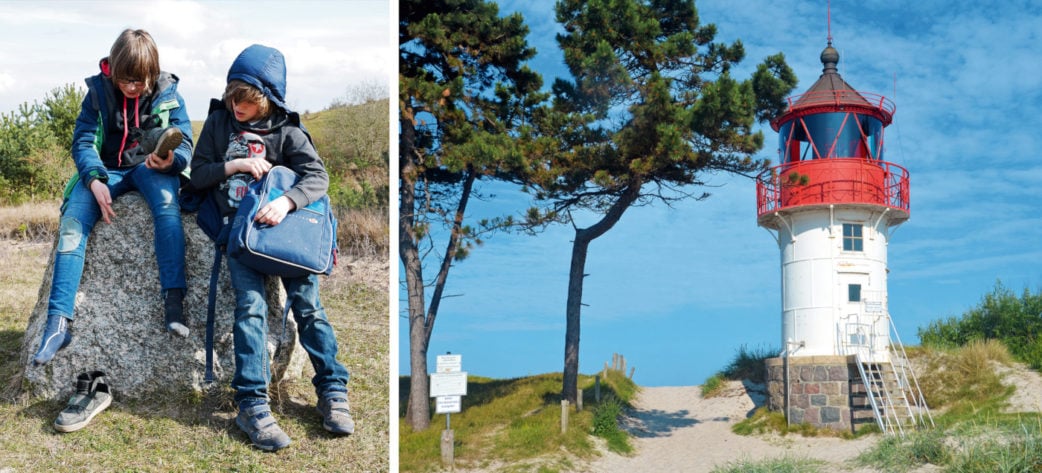 Leuchtturm und Wanderung mit Kindern auf Hiddensee | München mit Kind