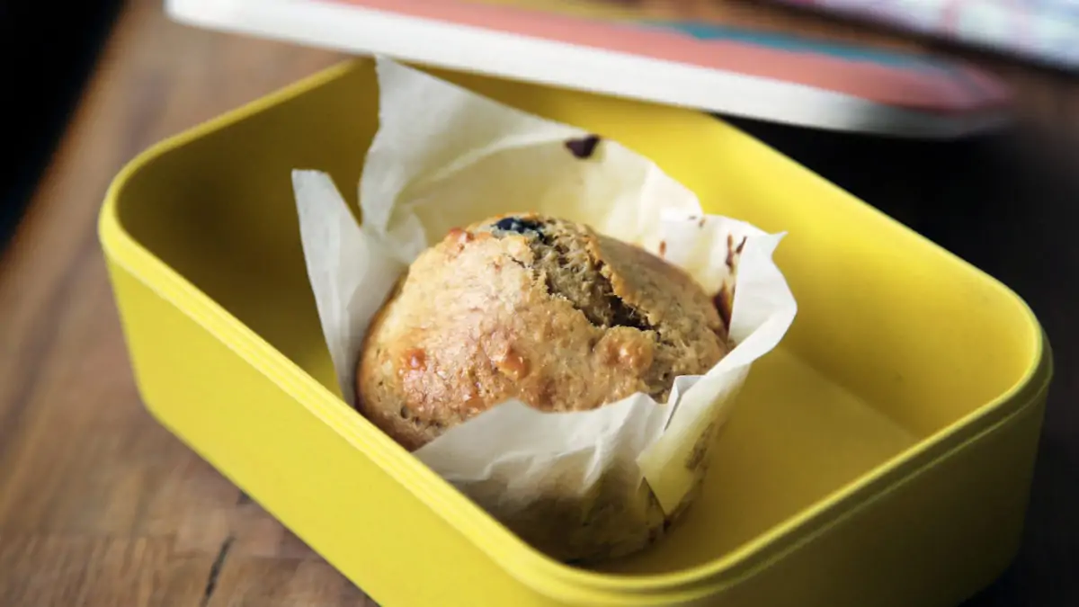 Rezepte Für Die Brotbox Für Kinder In Kita Oder Schule: Muffin // Himbeer