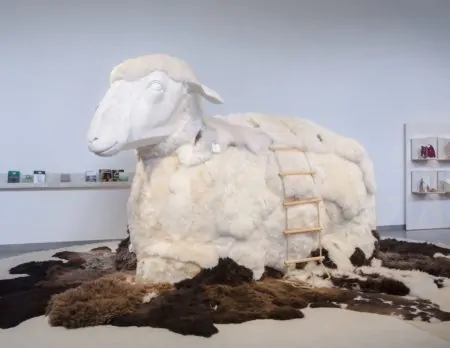 Ein Sehr Gemütliches Schaf Mit Viel Fell // Himbeer