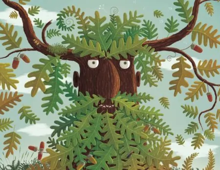 Baum-Illustration Von Piotr Socha // Himbeer