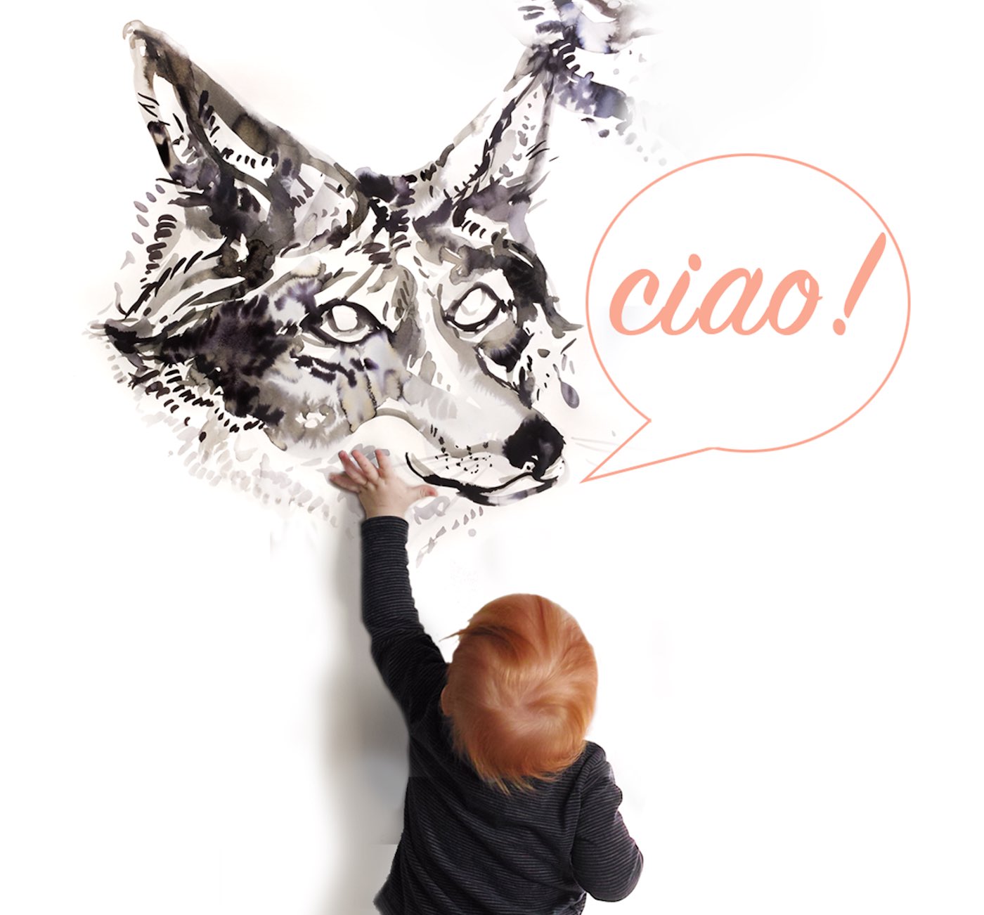 Schöne Kunstdrucke Von Ciao Coyote In Berlin Mit Kind // Himbeer