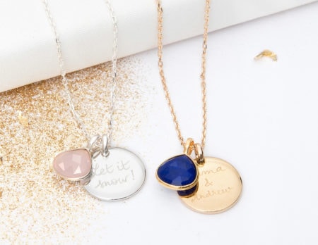 Personalisierter Schmuck von Merci Maman // HIMBEER