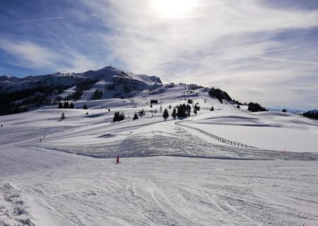 Breite Pisten Im Familienskigebiet Steinplatte In Österreich // Himbeer