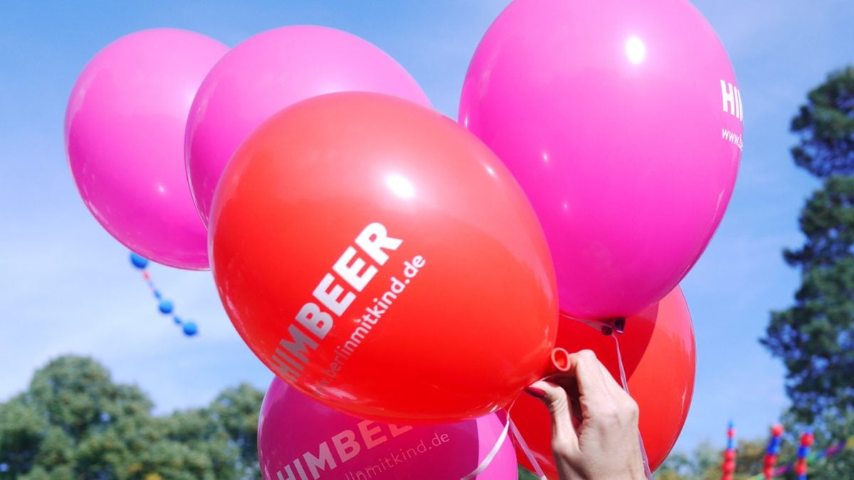 HIMBEER beim Kidzapalooza 2019: Luftballons // HIMBEER