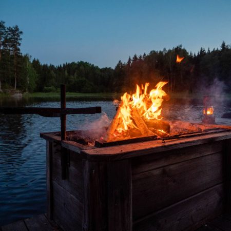 Urlaub Mit Kindern In Schweden: Feuerstelle Am Wasser // Himbeer