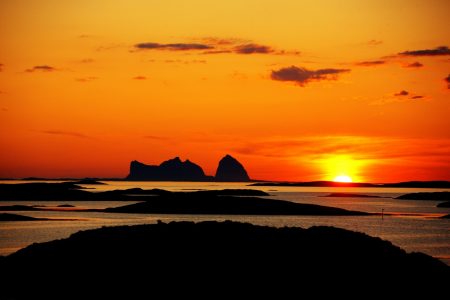 Fjordkind Norwegen Inselhüpfen Mit Kanu Und Rad Sonnenuntergang ©Tofoto 5975163