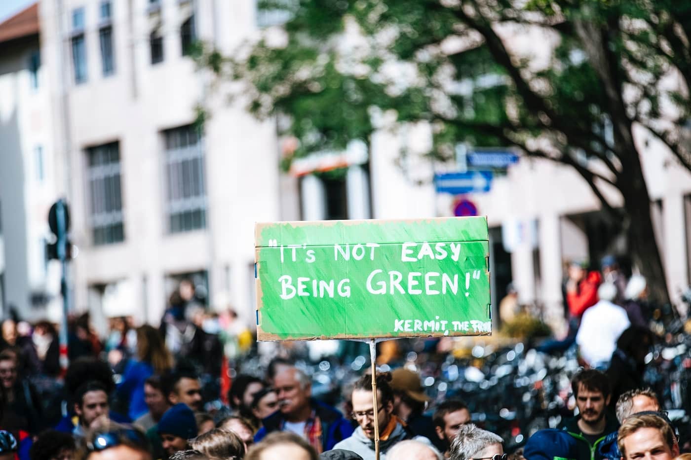 Lustiges Schild zum Klimastreik // HIMBEER