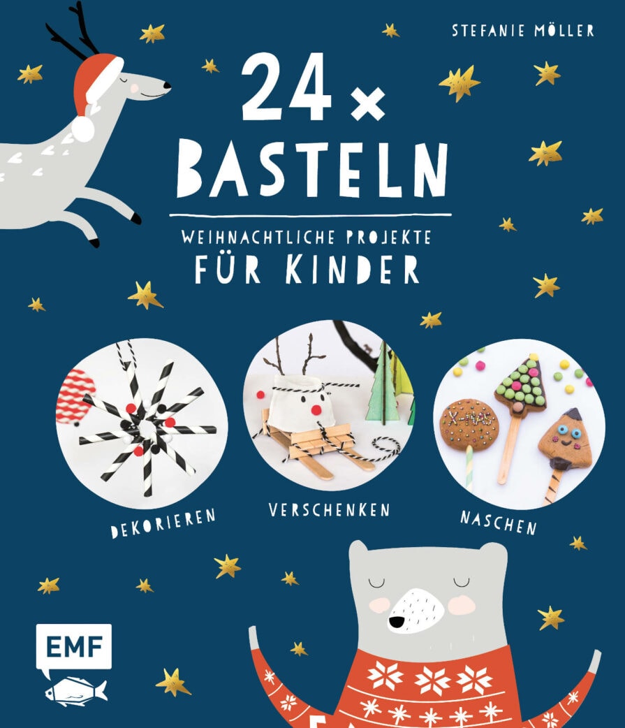 24 X Basteln – Weihnachtliche Projekte Für Kinder // Himbeer