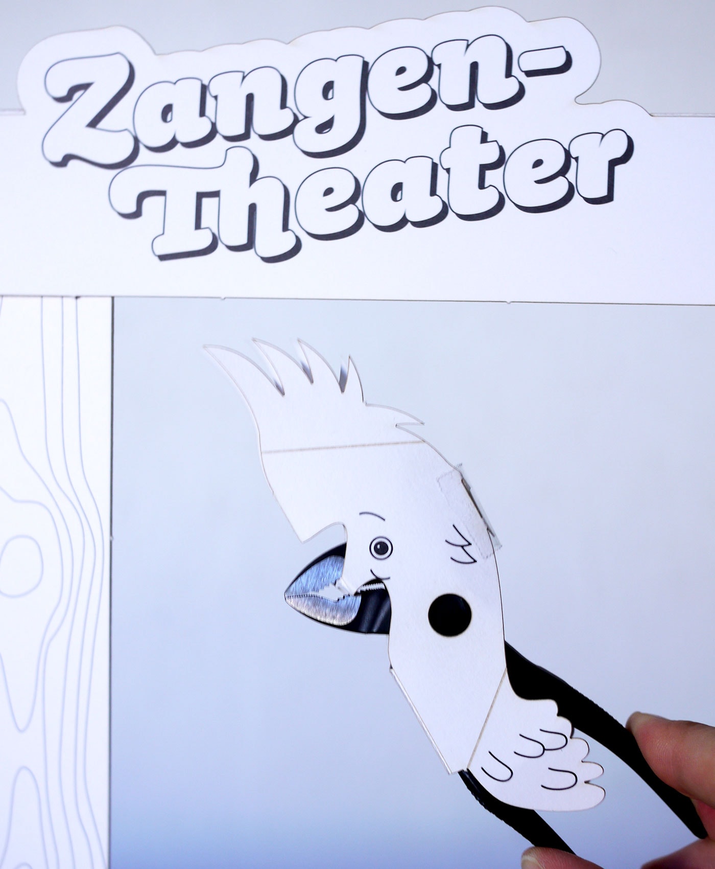Zangen-Theater mit Kindern basteln // HIMBEER
