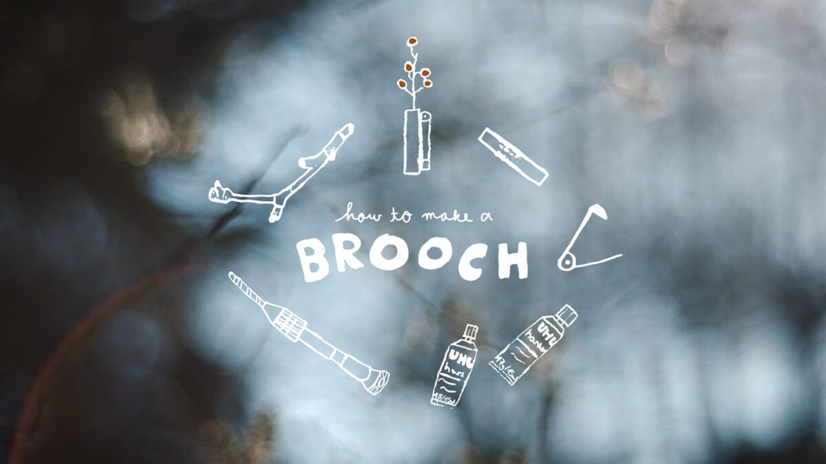 Schmuck-Workshop für Kinder in Berlin: How to make a brooch // HIMBEER