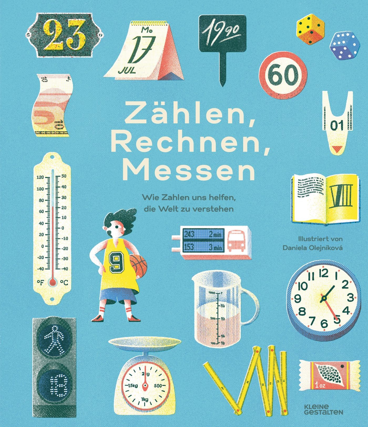 Deutscher Jugendliteraturpreis 2021, nominiertes Sachbuch für Kinder: Zählen, Rechnen, Messen // HIMBEER