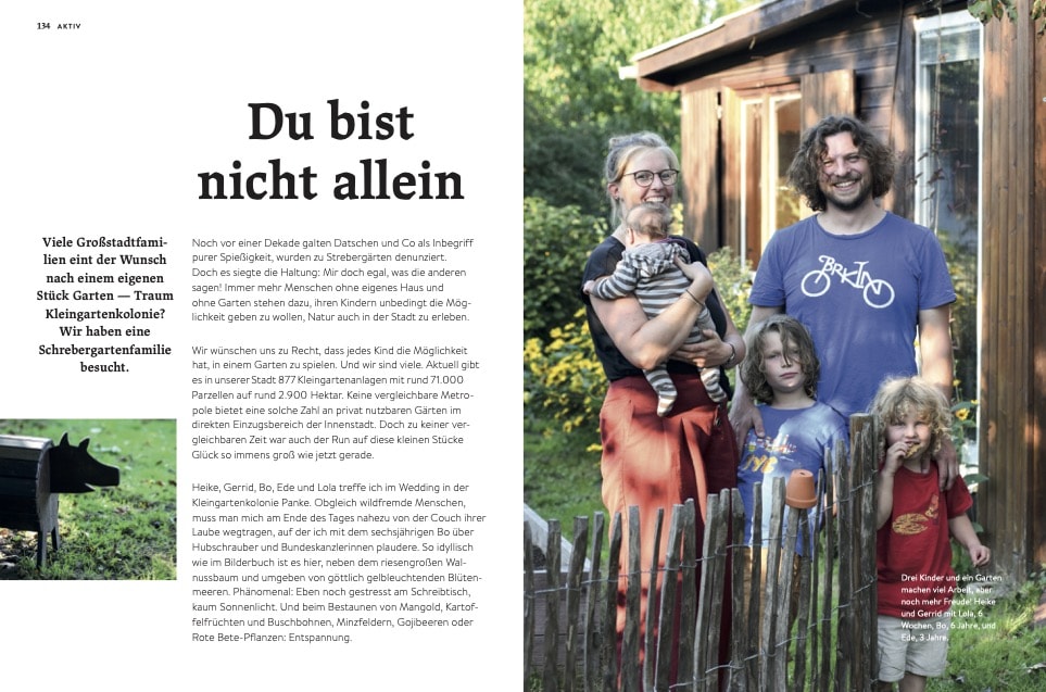 Familien-Freizeit-Guide für Berlin 2022: Reportage Schrebergarten // HIMBEER