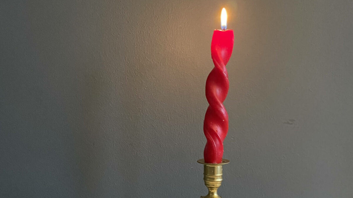 Twisted Candles – gedrehte Kerzen // HIMBEER