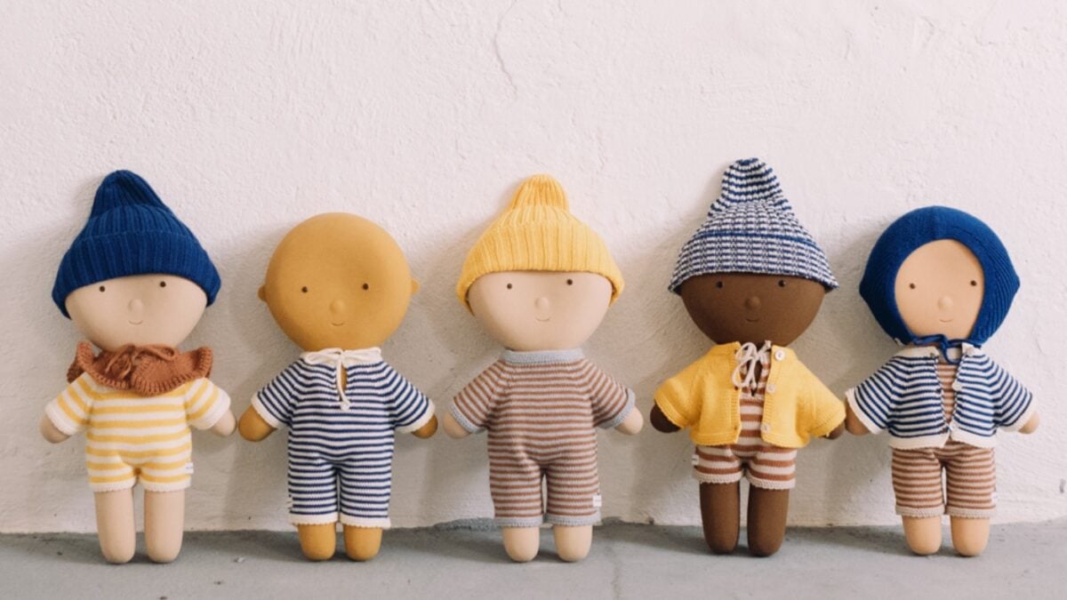 Lieblingssachen für Kinder: Puppen von Gommu zum Baden. Anziehen, Spieler, Liebhaben // HIMBEER