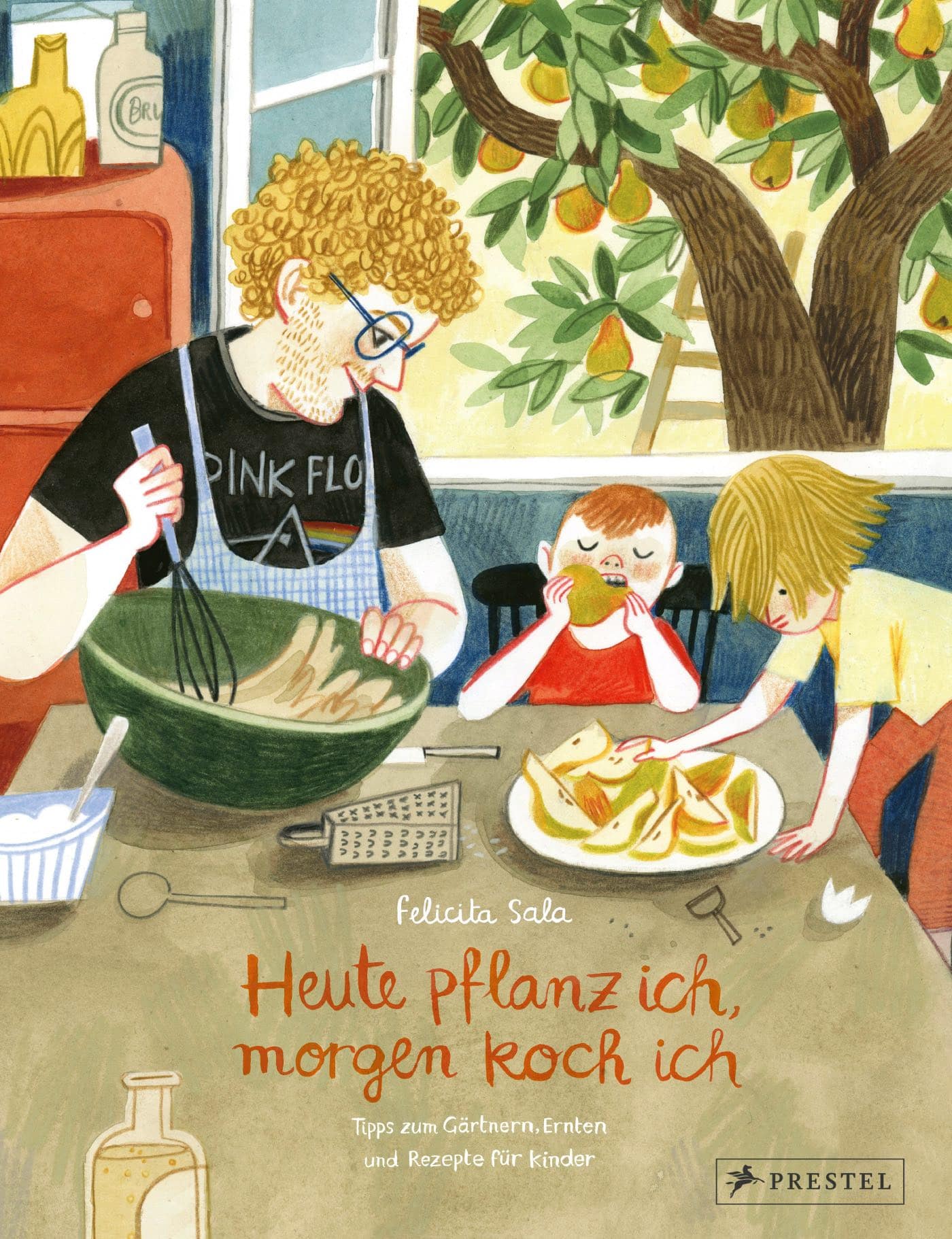 Kinderbuch-Tipp rund ums Gärtnern und Natur erleben mit Kindern: Huet pflanz ich, morgen koch ich ... // HIMBEER