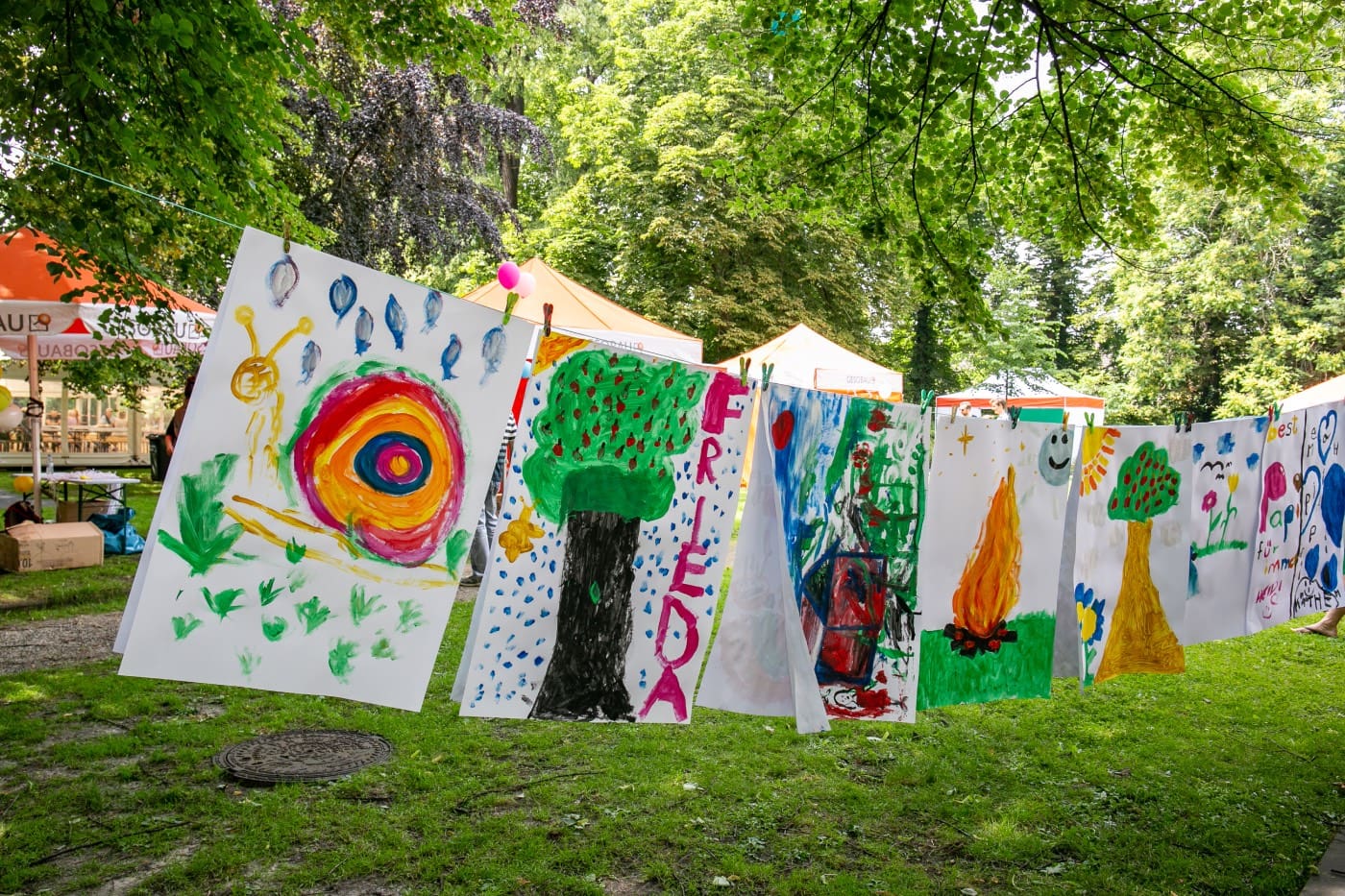 Kunst im Park beim Kunstfest in Pankow // HIMBEER