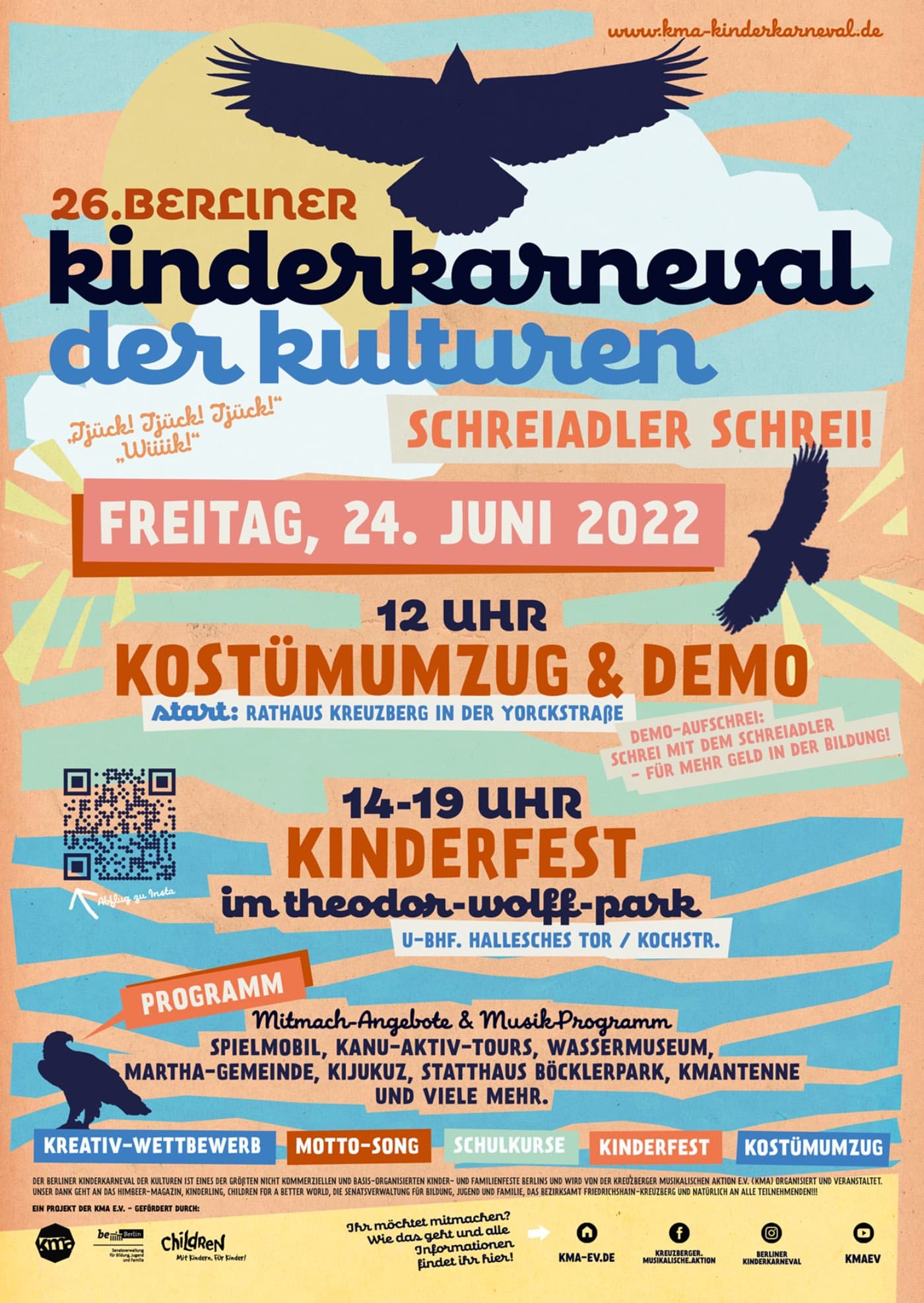 Kinderkarneval 2022 in Berlin: Kostümumzug und Kinderfest // HIMBEER