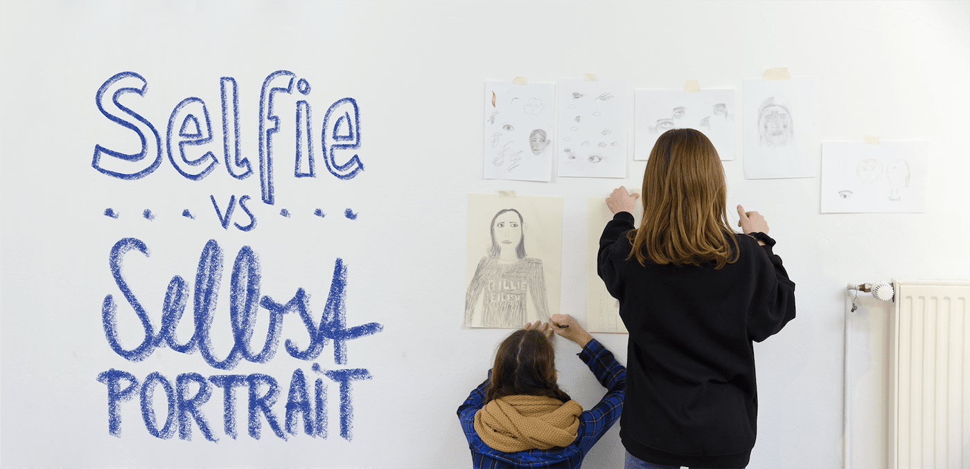 Die Jugendkunstschule in Teltow lädt herzlich zum Kurs “Selfie vs. Selbstportrait” ein! // HIMBEER