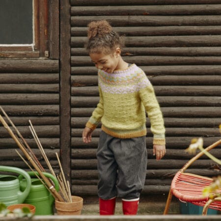 Strickpullover Für Kinder // Himbeer