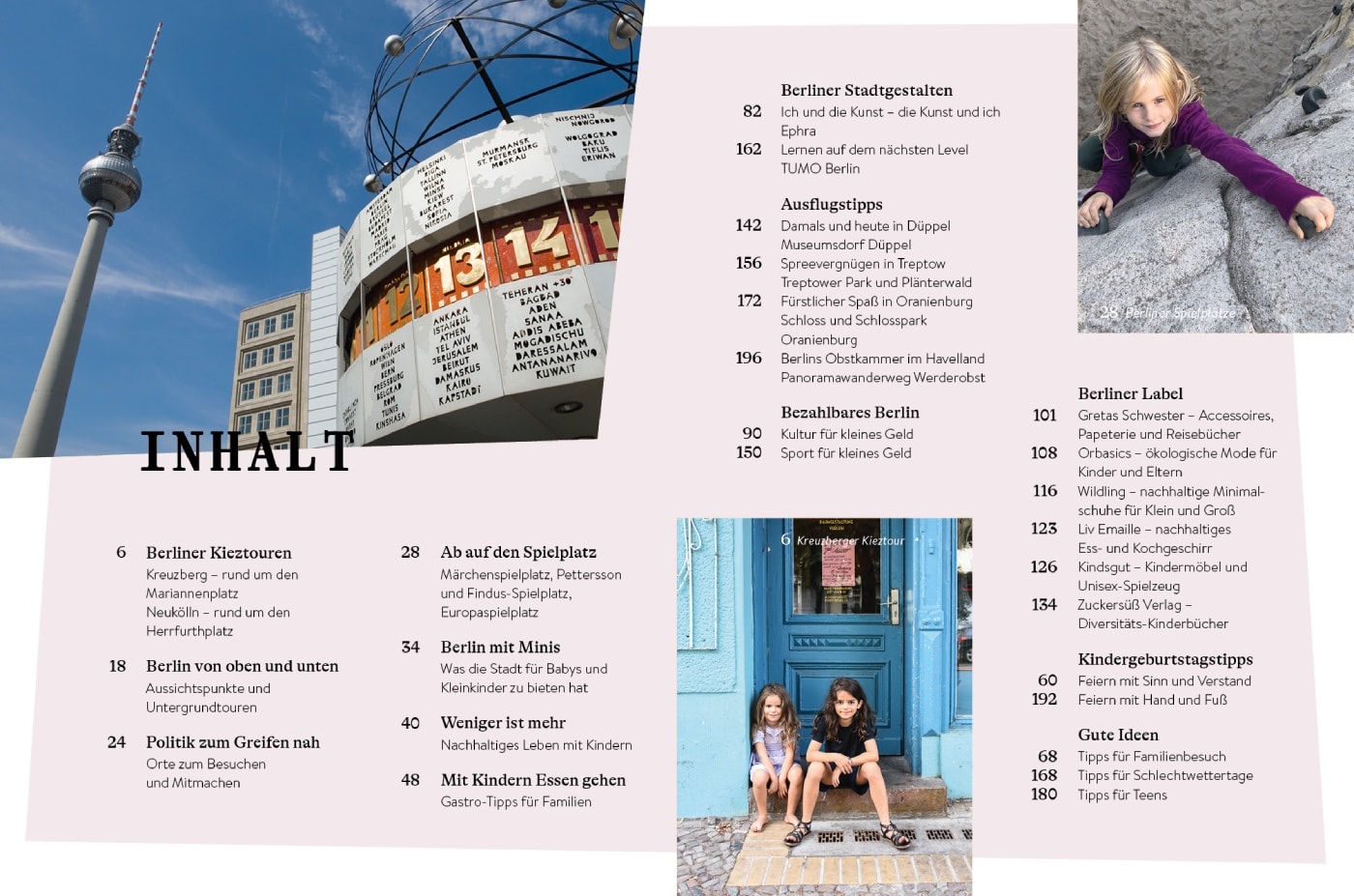 Inhaltsverzeichnis Familien-Freizeit-Guide Berlin Mit Kind 2023 // Himbeer