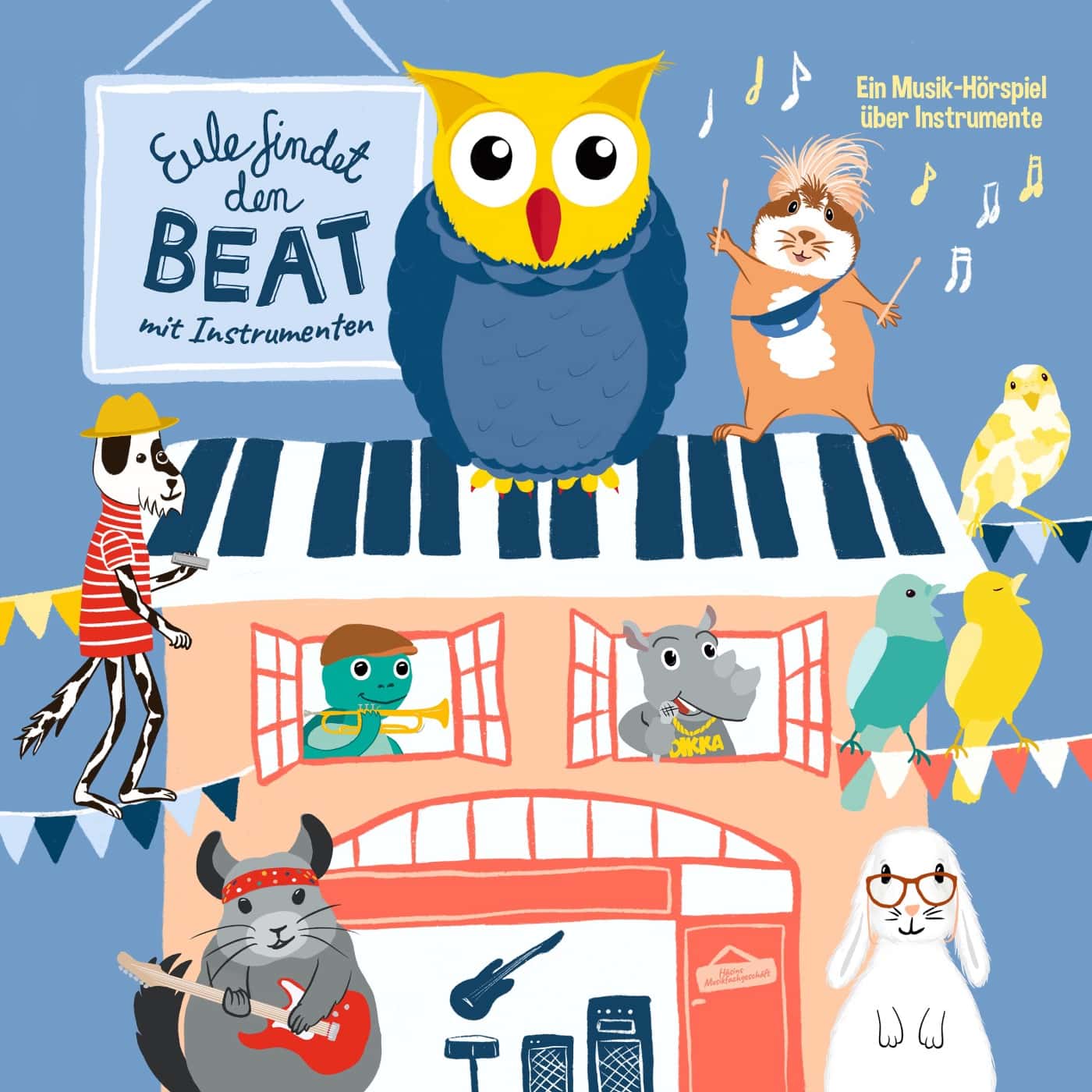 Gute Musik für Kinder: Eule findet den Beat // HIMBEER