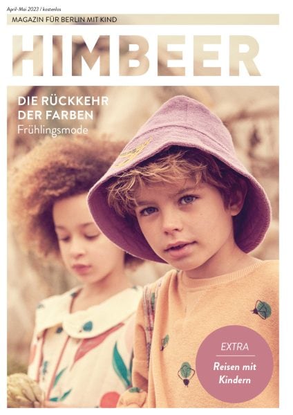 HIMBEER Familienmagazin April-Mai 2023 für BERLIN MIT Kindern: Die Rückkehr der Farben – Frühlingsmode für Kinder // HIMBEER