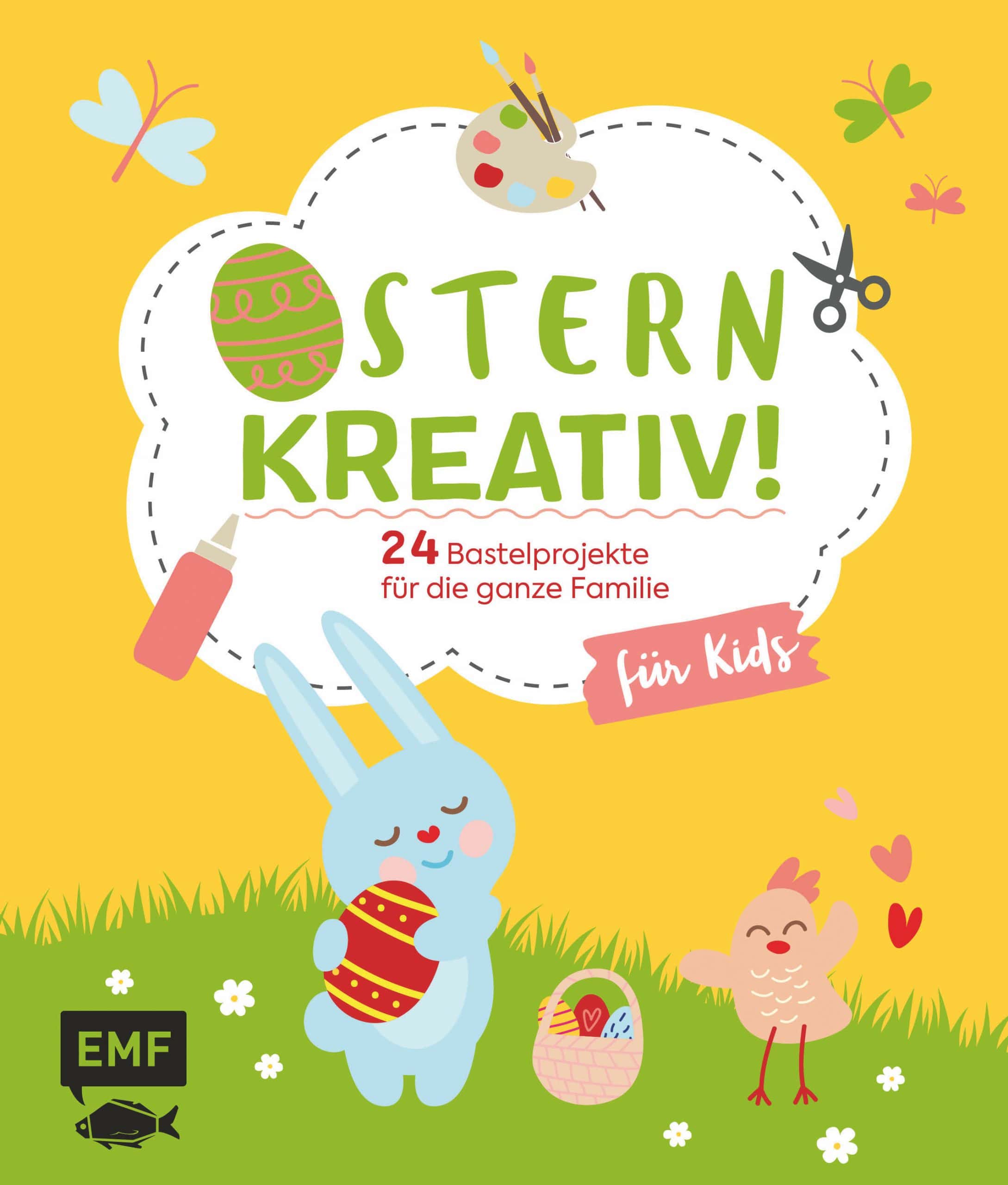 Marionetten-Häschen aus Ostern kreativ für kids // HIMBEER