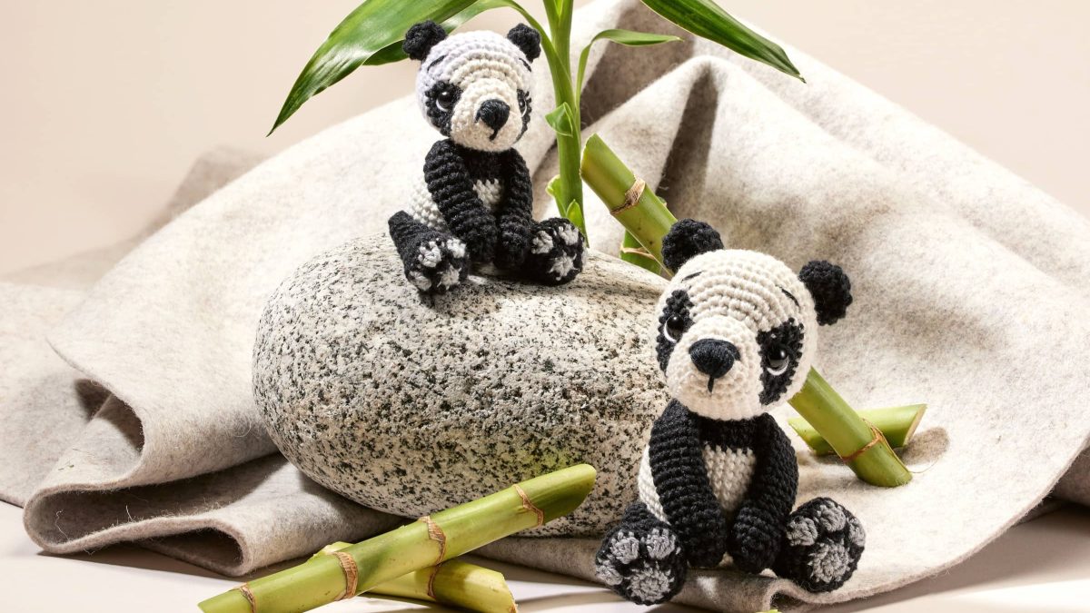 Panda Häkeln –Pandabären Fürs Kinderzimmer // Himbeer