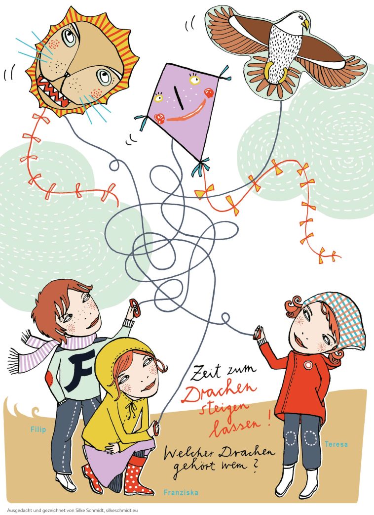 Drachen steigen lassen – HIMBEERCHEN für Kinder // HIMBEER