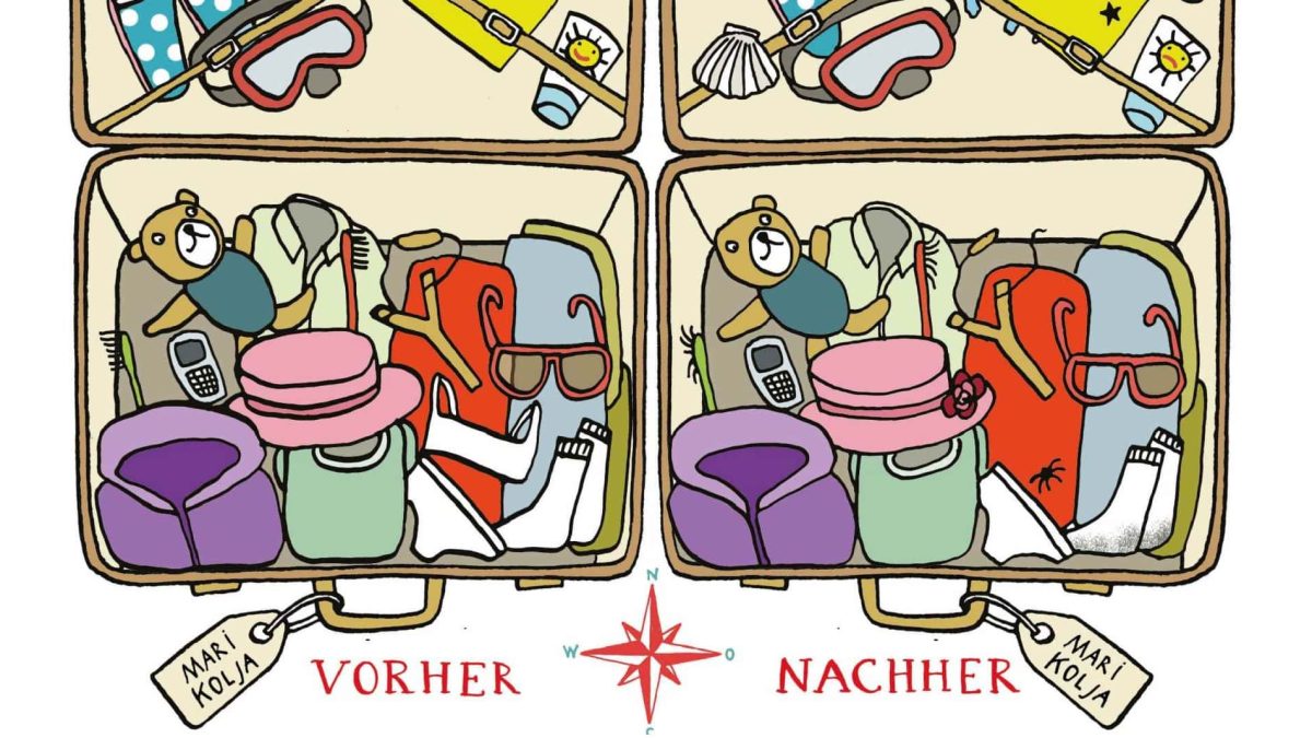 Himbeerchen Kinderrätsel: Die Ferien Sind Vorbei – Was Bringt Man Mit Im Reisegepäck // Himbeer