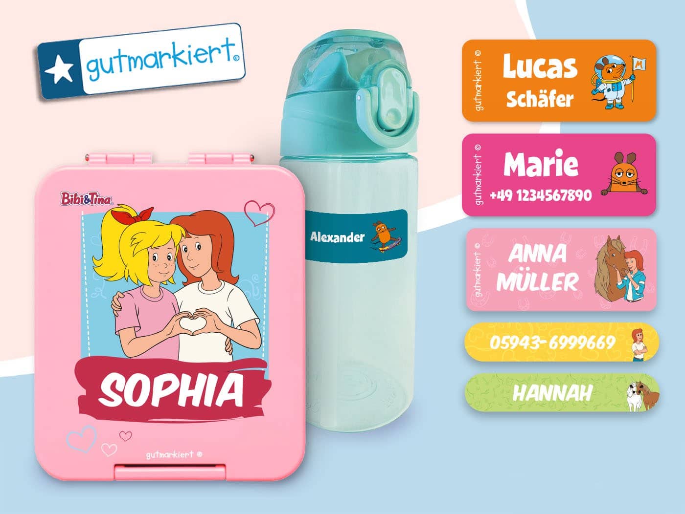 Sommer-Gewinnspiel 2023: Personalisierte Bibi &Amp; Tina-Produkte Von Gutmarkiert // Himbeer