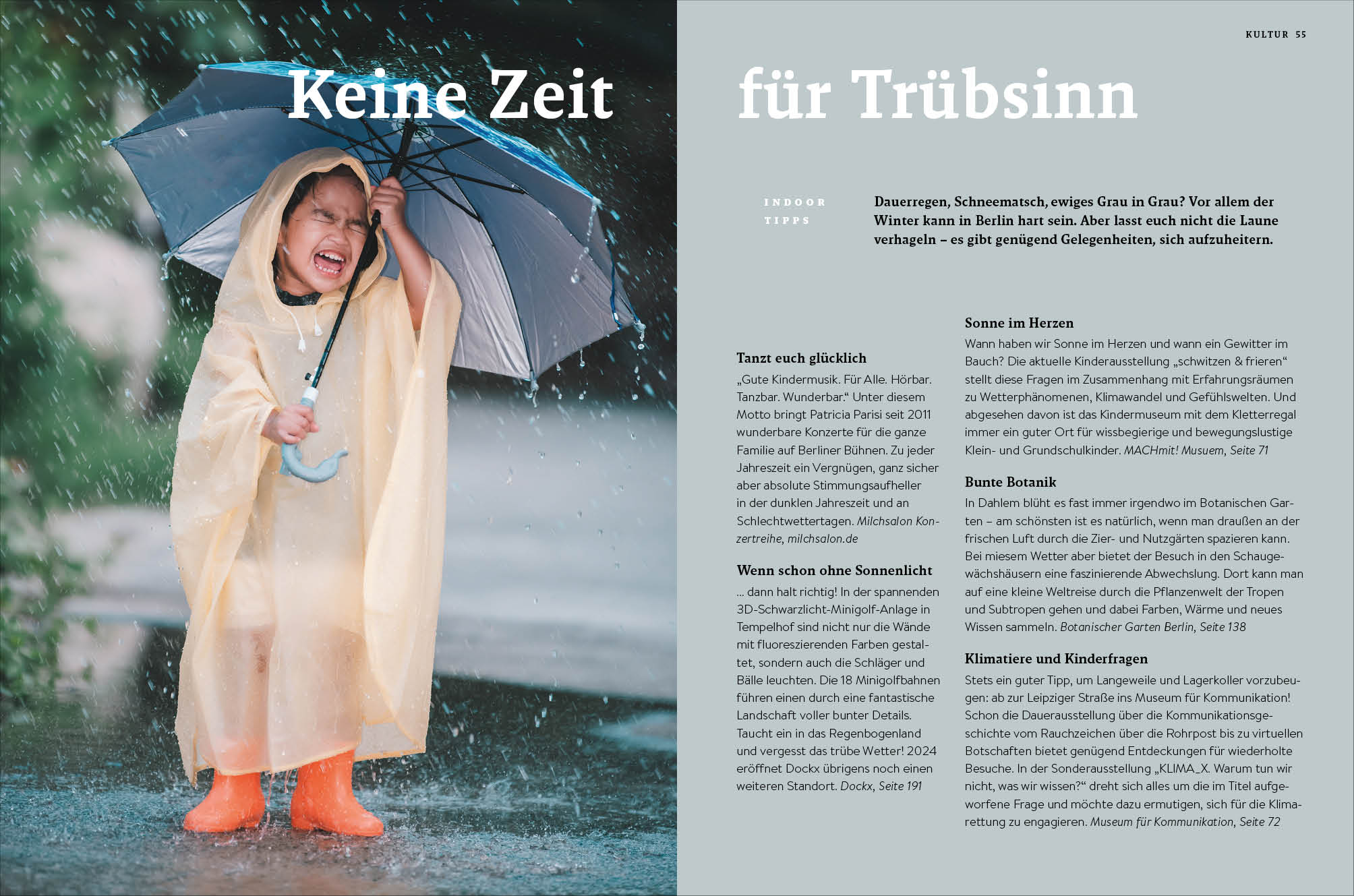 Schlechtwettertipps Im Familien-Freizeit-Guide Berlin Mit Kind 2024 // Himbeer