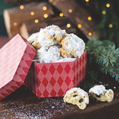 Super Leckere Stollenkonfekte Für Weihnachten Backen // Himbeer