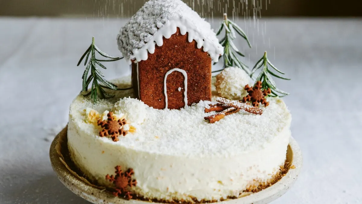 White Christmas Cheesecake Aus Magic Christmas // Himbeer