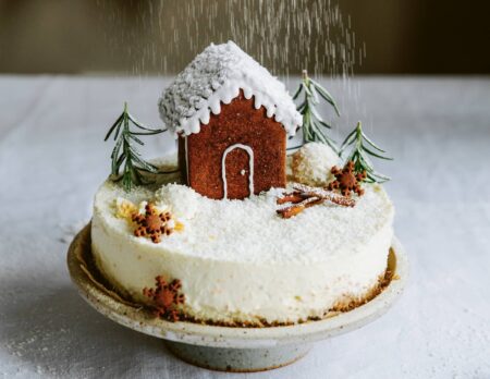 White Christmas Cheesecake Aus Magic Christmas // Himbeer