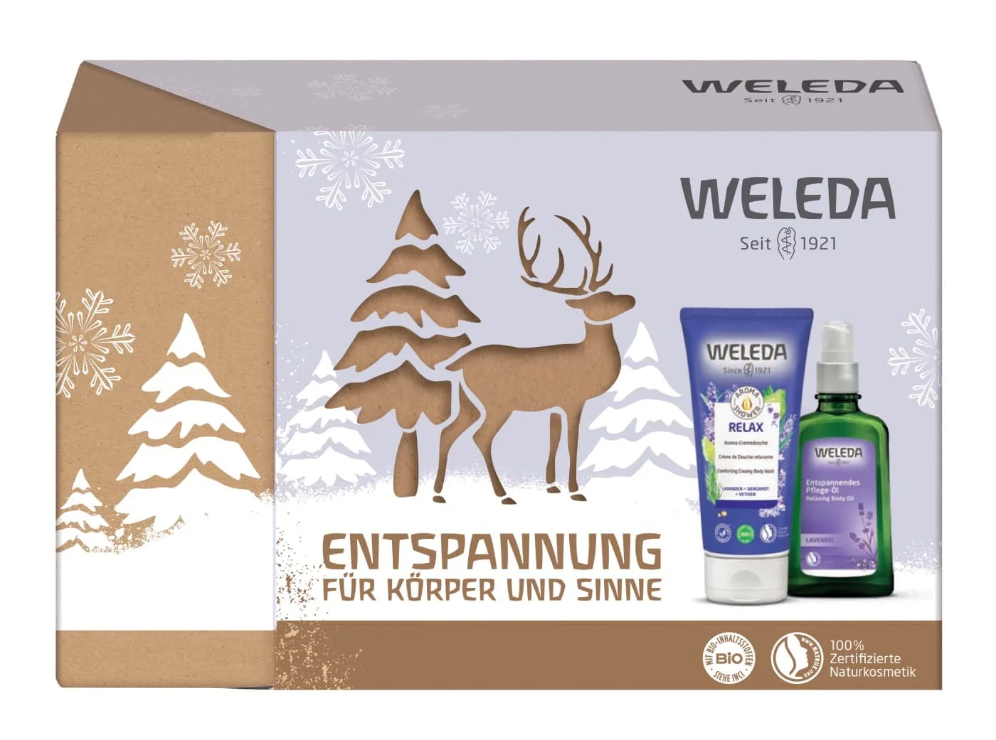 Weleda-Geschenksets Im Himbeer Adventskalender: „Entspannung Für Körper Und Sinne“ // Himbeer