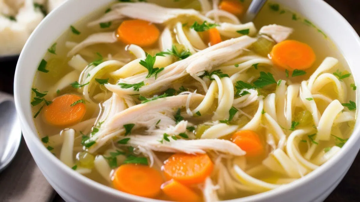 Warme Hühnersuppe Genießen // Himbeer