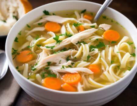 Warme Hühnersuppe Genießen // Himbeer