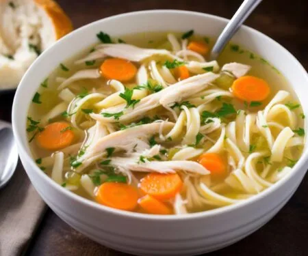 Warme Hühnersuppe Genießen // Himbeer