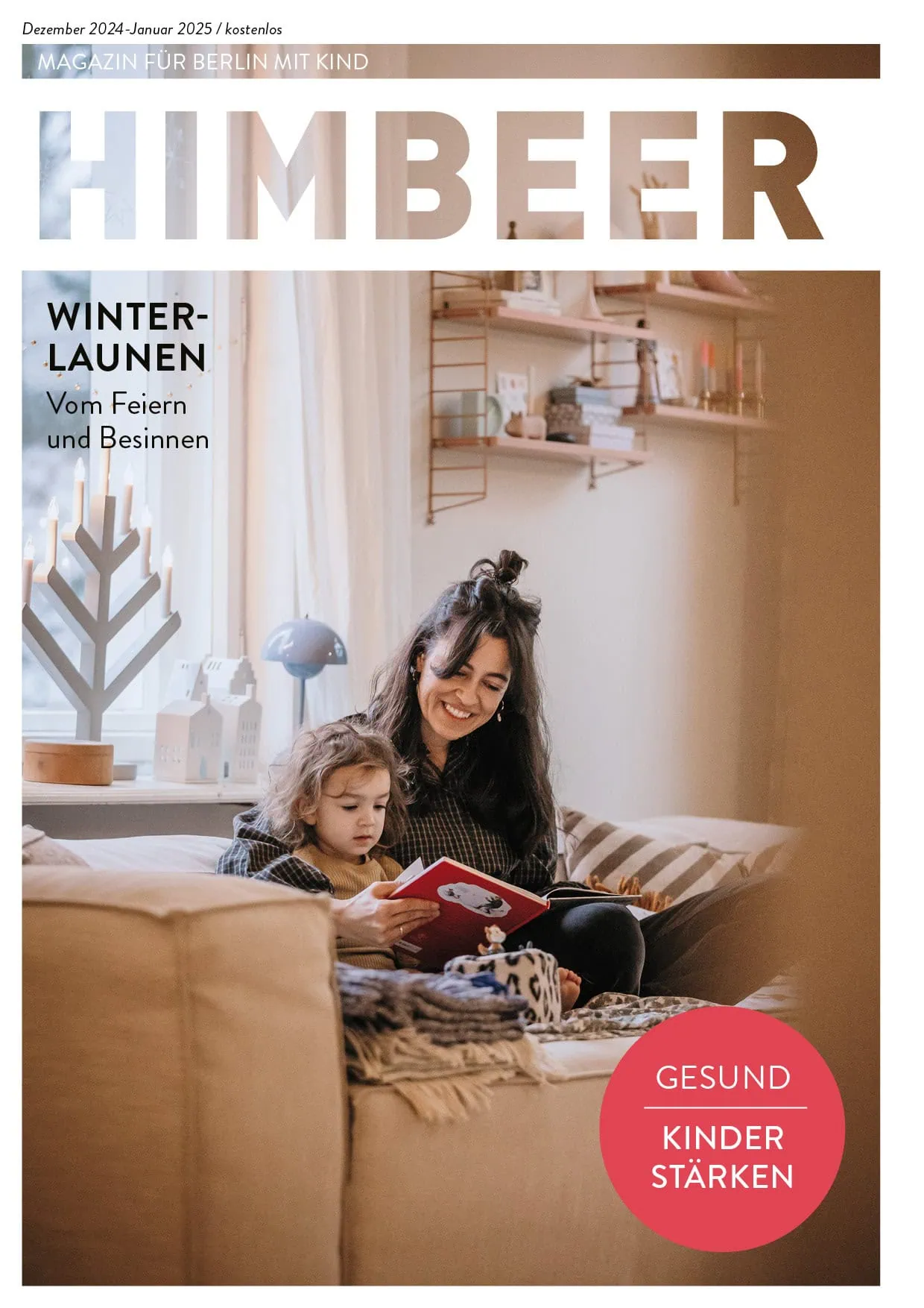 Das Berliner Familienmagazin Himbeer Dezember 2024-Januar 2025