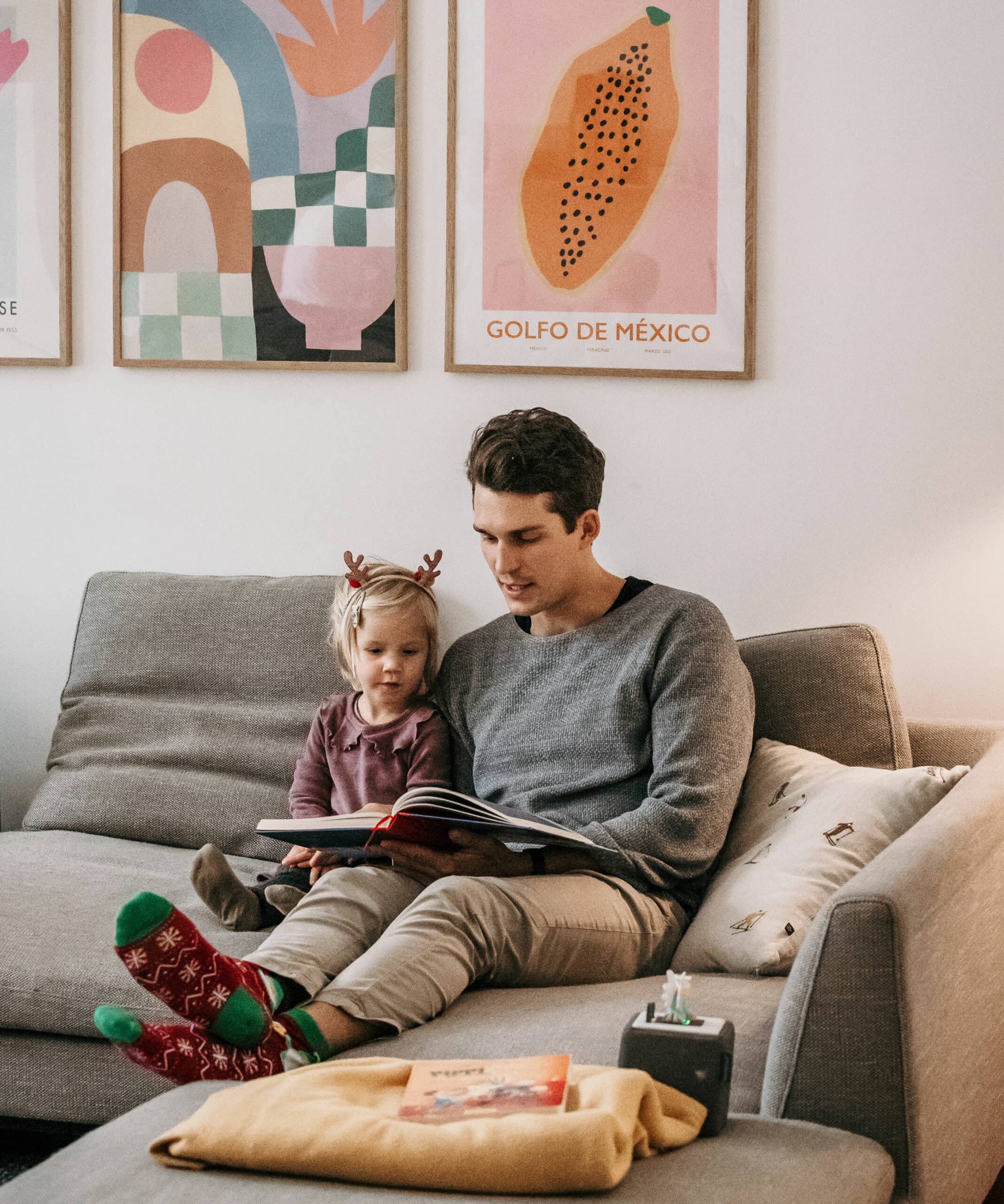 Familien und ihre Traditionen und Rituale im Advent und zu Weihnachten: Zeit gemütlich zusammen verbringen // HIMBEER