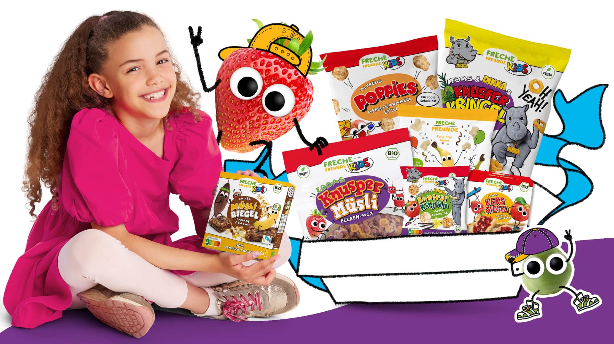 Oster-Gewinnspiel: Snack-Pakete Von Freche Freunde // Himbeer