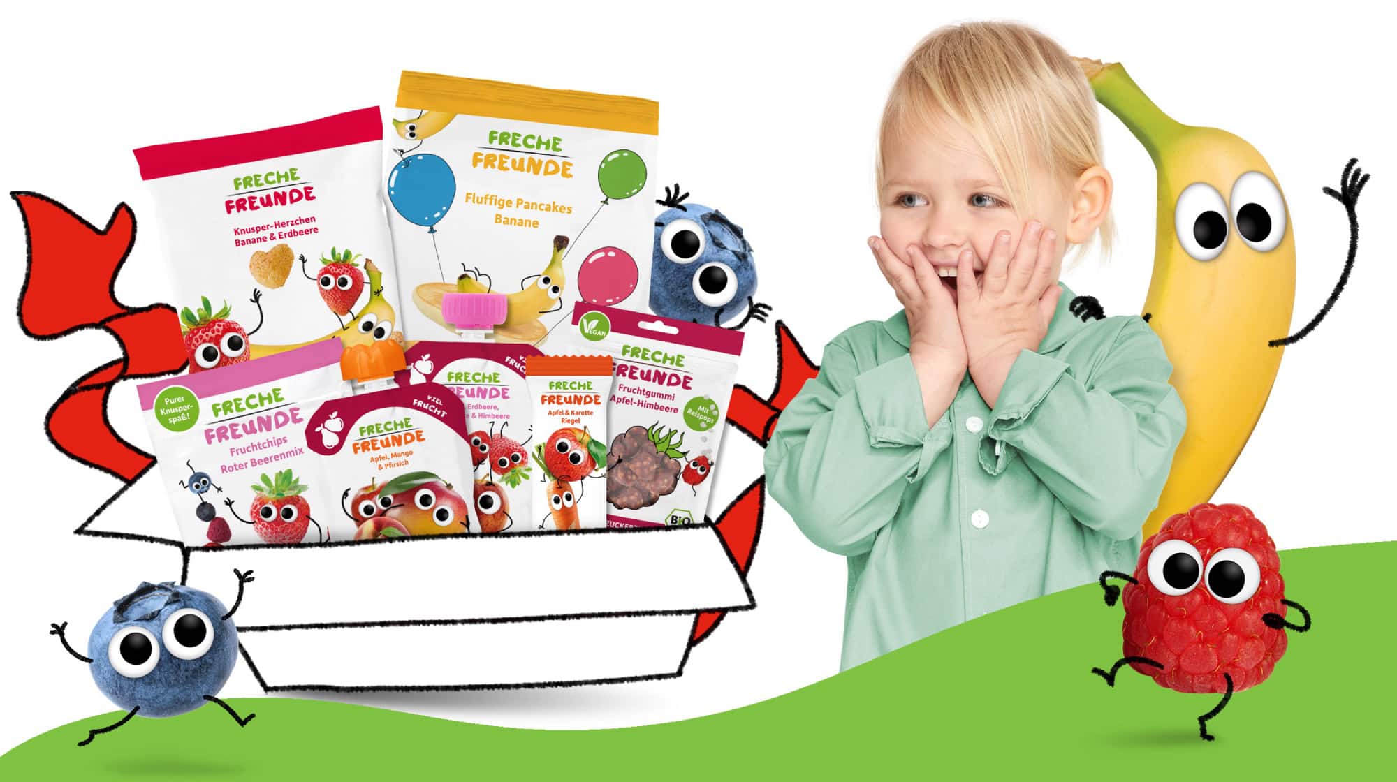 Oster-Gewinnspiel: Snack-Pakete Von Freche Freunde // Himbeer