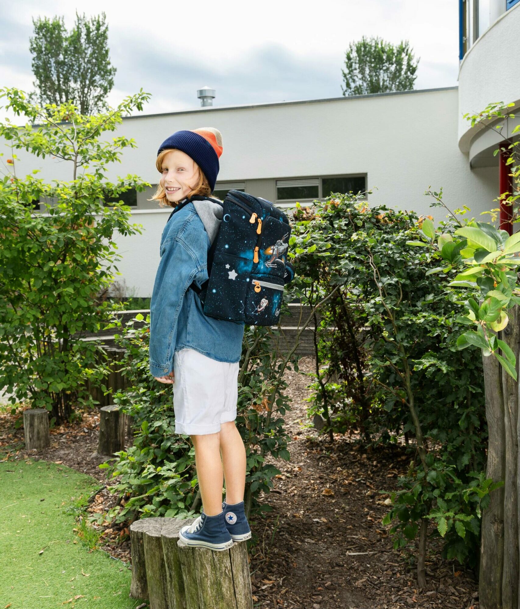 Kindertag Gmt Light Schulranzen-Set Von Gmt For Kids Space // Himbeer